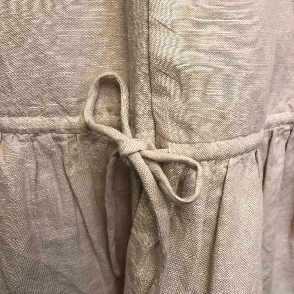 MADEWELL Dusty Pink Linen Blend Lorelei Mini Dress | Size Medium - Picture 10 of 12